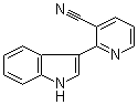 2-吲哚-3-基烟腈分子结构 (CAS 3191-30-8)