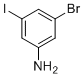 3-Bromo-5-iodoaniline molecular structure (CAS 31948-87-5)