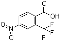 4-硝基-2-三氟甲基苯甲酸分子结构 (CAS 320-37-6)