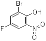 结构式 CAS# 320-75-2, 2-溴-4-氟-6-硝基苯酚