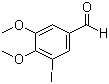 3-Iodo-4,5-dimethoxybenzaldehyde molecular structure (CAS 32024-15-0)