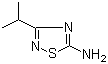 structure of CAS# 32039-21-7, 5-Amino-3-isopropyl-1,2,4-thiadiazole