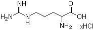 结构式 CAS# 32042-43-6, DL-精氨酸盐酸盐