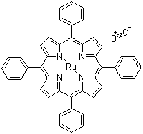 5,10,15,20-四苯基-21H,23H-卟吩羰基钌分子结构 (CAS 32073-84-0)