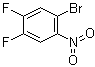 结构式 CAS# 321-17-5, 2-溴-4,5-二氟硝基苯