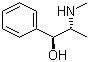 (1S,2R)-2-甲氨基-1-苯基-1-丙醇分子结构 (CAS 321-98-2)