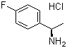 结构式 CAS# 321318-42-7, (R)-1-(4-氟苯基)乙胺盐酸盐
