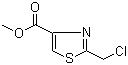 2-(氯甲基)噻唑-4-甲酸甲酯分子结构 (CAS 321371-29-3)