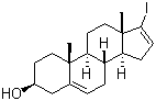 17-Iodoandrosta-5,16-dien-3beta-ol molecular structure (CAS 32138-69-5)