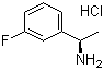 结构式 CAS# 321429-49-6, (R)-1-(3-氟苯基)乙胺盐酸盐
