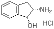 (1R,2S)-(+)-2-氨基-1-茚满醇盐酸盐分子结构 (CAS 32151-01-2)