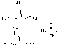 三乙醇胺半磷酸盐分子结构 (CAS 32154-53-3)