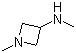 N,1-Dimethylazetidin-3-amine molecular structure (CAS 321890-38-4)