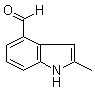 2-甲基-1H-吲哚-4-甲醛分子结构 (CAS 321922-05-8)