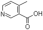 structure of CAS# 3222-50-2, 4-Methylnicotinic acid;4-Methylpyridine-3-carboxylic acid