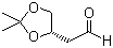 (4S)-2,2-Dimethyl-1,3-dioxolane-4-acetaldehyde molecular structure (CAS 32233-44-6)