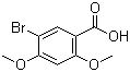 5-Bromo-2,4-dimethoxybenzoic acid molecular structure (CAS 32246-20-1)