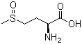 L-蛋氨酸亚砜分子结构 (CAS 3226-65-1)