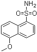 structure of CAS# 32327-46-1, 5-Methoxy-1-naphthalenesulfonamide
