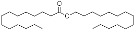 十四酸十四酯分子结构 (CAS 3234-85-3)