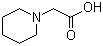 1-哌啶基乙酸分子结构 (CAS 3235-67-4)