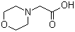 结构式 CAS# 3235-69-6, 吗啉-4-基乙酸; 4-吗啉基乙酸