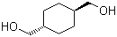 反式-1,4-环己烷二甲醇分子结构 (CAS 3236-48-4)