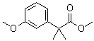 2-(3-Methoxyphenyl)-2-methylpropionic acid methyl ester molecular structure (CAS 32454-33-4)