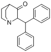 结构式 CAS# 32531-66-1, 2-二苯甲基奎宁环-3-酮
