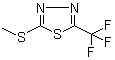 2-(Methylthio)-5-(trifluoromethyl)-1,3,4-thiadiazole molecular structure (CAS 32539-16-5)