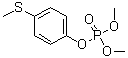 Dimethyl p-(methylthio)phenyl phosphate molecular structure (CAS 3254-63-5)