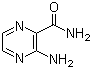 structure of CAS# 32587-10-3, 3-Aminopyrazine-2-carboxamide