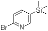 2-溴-5-(三甲基硅基)吡啶分子结构 (CAS 325958-97-2)