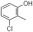 3-氯-2-甲基苯酚分子结构 (CAS 3260-87-5)