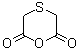 结构式 CAS# 3261-87-8, 1,4-氧硫杂环已烷-2,6-二酮