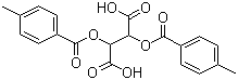 (-)-Di-p-toluoyl-L-tartaric acid molecular structure (CAS 32634-66-5)