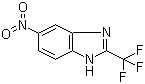 5-Nitro-2-trifluoromethylbenzimidazole molecular structure (CAS 327-19-5)