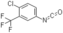 结构式 CAS# 327-78-6, 4-氯-3-三氟甲基异氰酸苯酯; 4-氯-3-三氟甲苯异氰酸酯