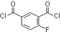 structure of CAS# 327-94-6, 4-Fluoroisophthaloyl chloride;4-Fluoro-1,3-benzenedicarbonyl dichloride