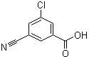 结构式 CAS# 327056-71-3, 3-氯-5-氰基苯甲酸