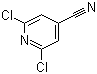 structure of CAS# 32710-65-9, 2,6-Dichloroisonicotinonitrile;2,6-Dichloro-4-cyanopyridine
