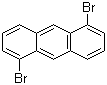 1,5-二溴蒽分子结构 (CAS 3278-82-8)
