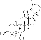 Panaxatriol molecular structure (CAS 32791-84-7)