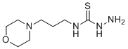 structure of CAS# 32813-48-2, 4-(3-Morpholinopropyl)-3-thiosemicarbazide;1-amino-3-(3-morpholin-4-ylpropyl)thiourea
