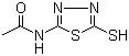 2-Acetylamino-5-mercapto-1,3,4-thiadiazole molecular structure (CAS 32873-56-6)