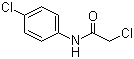 N-(4-氯苯基)-2-氯乙酰胺分子结构 (CAS 3289-75-6)