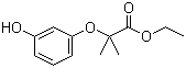 2-(3-Hydroxyphenoxy)-2-methylpropanoic acid ethyl ester molecular structure (CAS 328919-24-0)