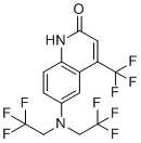 6-(Bis-(2,2,2-trifluoroethyl)amino)-4-trifluoromethyl-1H-quinolin-2-one molecular structure (CAS 328947-93-9)
