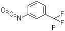 3-(三氟甲基)异氰酸苯酯分子结构 (CAS 329-01-1)