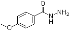 4-甲氧基苯甲酰肼分子结构 (CAS 3290-99-1)